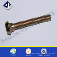 Made in China Round Head Yellow Zinc Plated Carriage Bolt